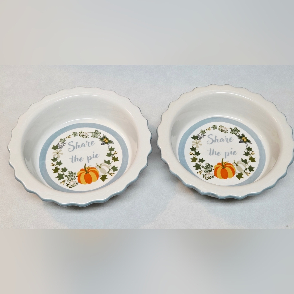 Robert Stanley "Share the Pie" Mini Pie Dishes 5.5"